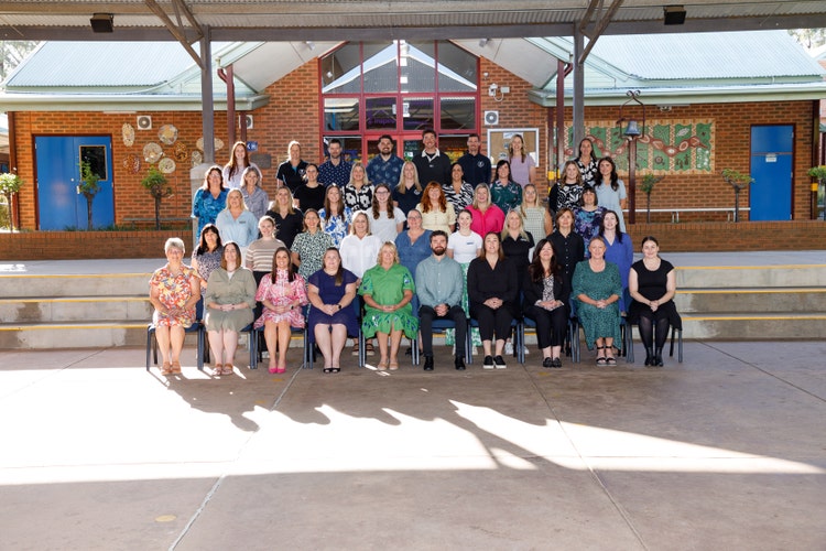 Group photo of all staff