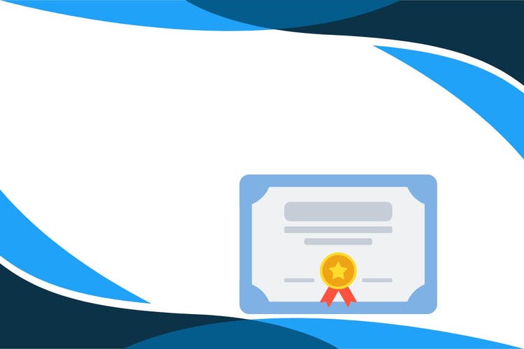 Graduation certificate image