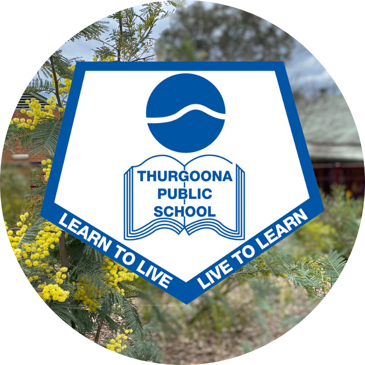 TPS logo with wattle surrounding it
